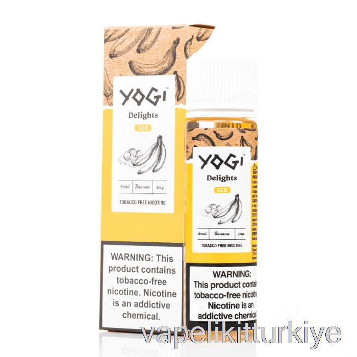 Vape Kalem Vape Mate Muz Buz - Yogi Lezzetleri - 60ml 0mg